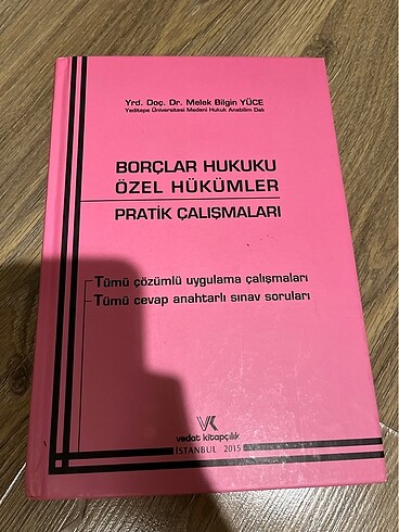 Melek Bilgin Yüce Borçlar Özel Pratik Kitabı