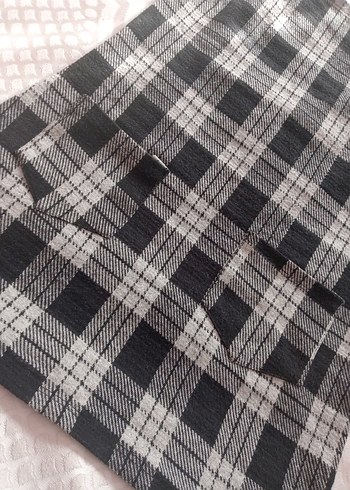 Gri Ekose Askılı salopet - Görsel 2