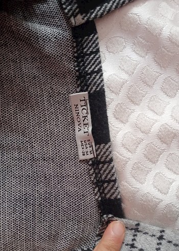 Gri Ekose Askılı salopet - Görsel 6