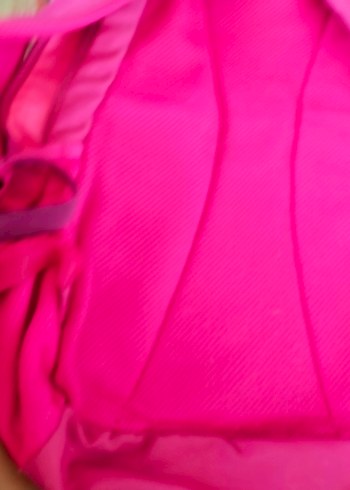 Beden pembe Renk Pembe Kız Çocuk Okul Çantası Fermuarlı