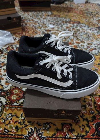 Vans Siyah Platform Topuklu Kadın Spor Ayakkabı
