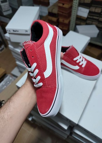 36 Beden Kırmızı vans Kadın Sneakers Spor Ayakkabı