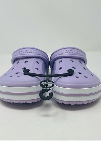 37 Beden Mor Crocs Kadın Terlik Bantlı