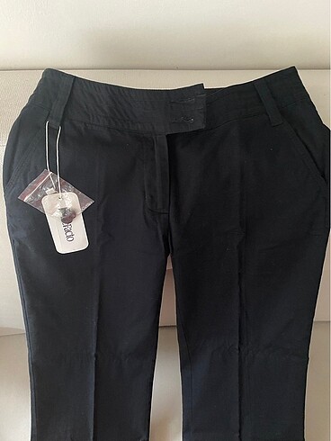 Siyah kumaş pantolon - Görsel 5