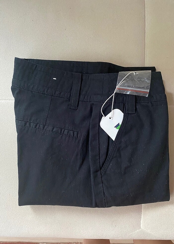 Siyah kumaş pantolon - Görsel 2