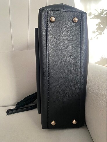 Bayan siyah kol çantası - Görsel 7