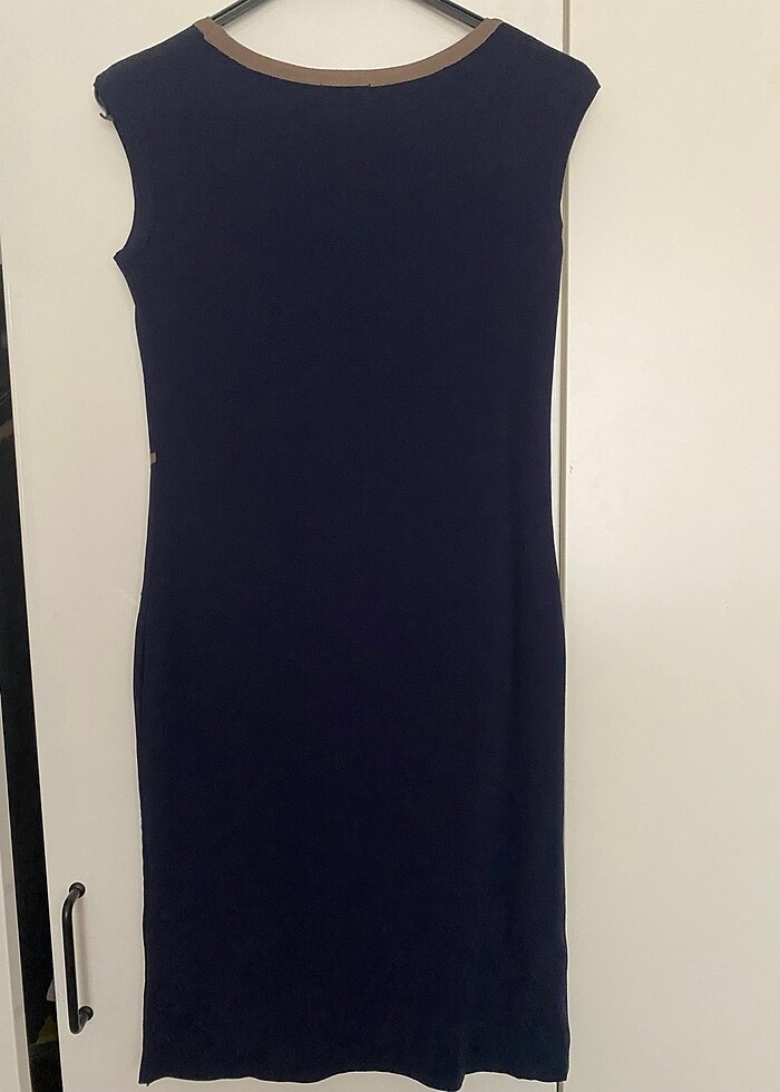 Triko kısa kollu elbise - Görsel 4