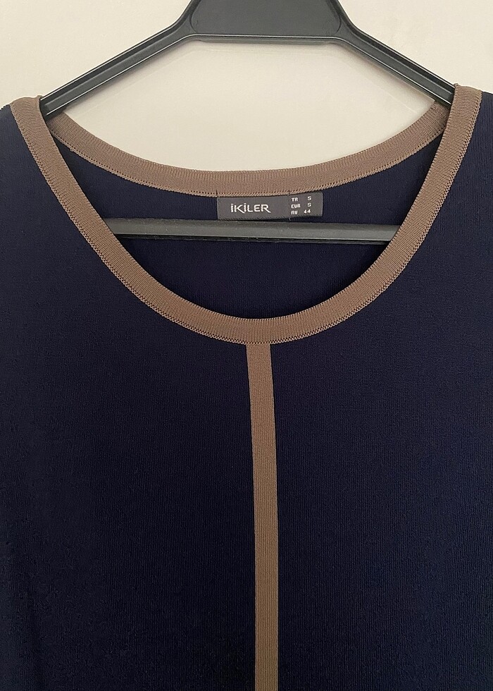 Triko kısa kollu elbise - Görsel 3