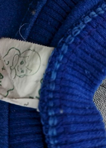 Çizgili Mavi Bebek Erkek Takımı - Görsel 2