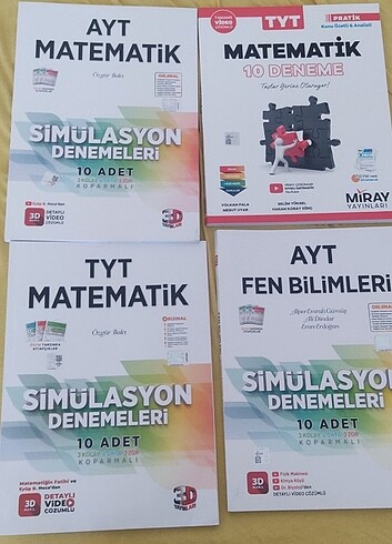 TYT AYT HAZİRLİK KİTAPLARİ