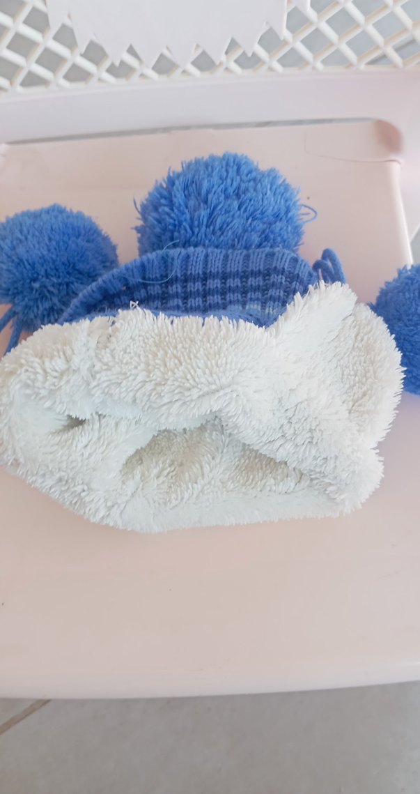 Nakışlı Mavi Erkek Çocuk Bere - Görsel 4