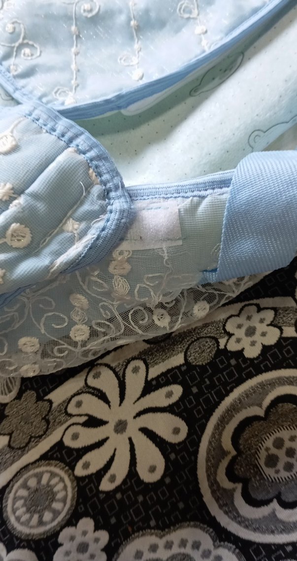 Nakışlı Pastel Mavi Bebek Çantası - Görsel 3