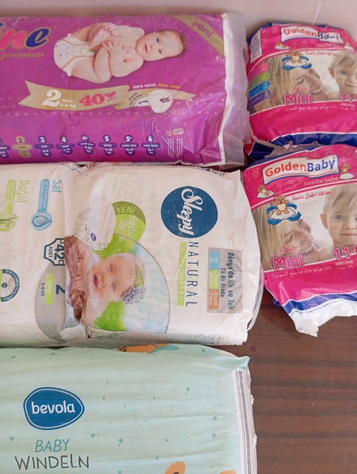 Bevola Bebek Bezi 3-6 kg,5 paket fiyatdr - Görsel 2