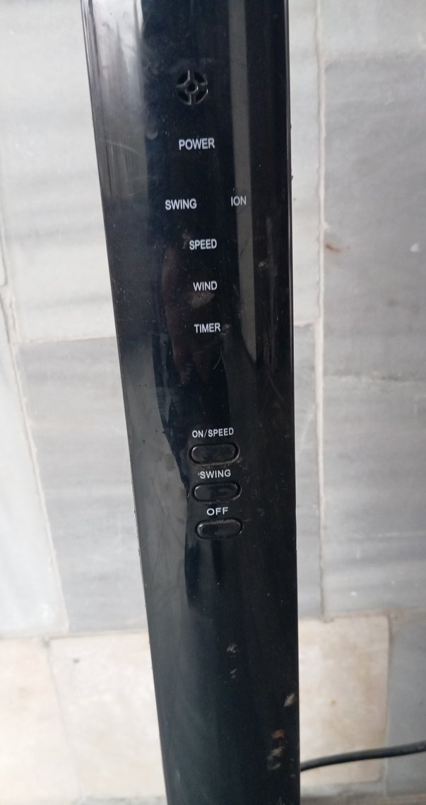 Siyah ALF Ayaklı Vantilatör - Görsel 3