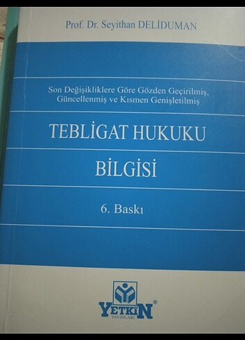 Tebligat hukuku bilgisi