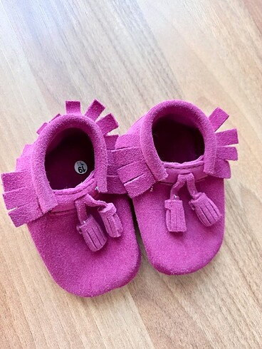 16 Beden pembe Renk Bebek patik, 4 adet