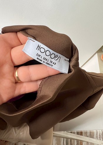 Kadın Kahverengi Bol Kesim Sweatpantolon takım hoops marka - Görsel 4