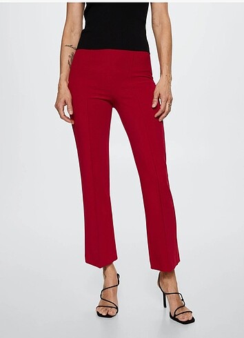 Mango flare crop pantolon