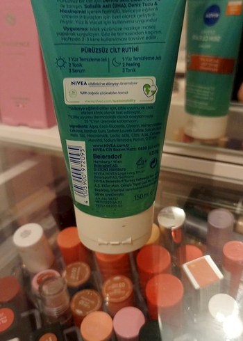 Nivea Derma Skin Clear Peeling Yüz Temizleyici - Görsel 2