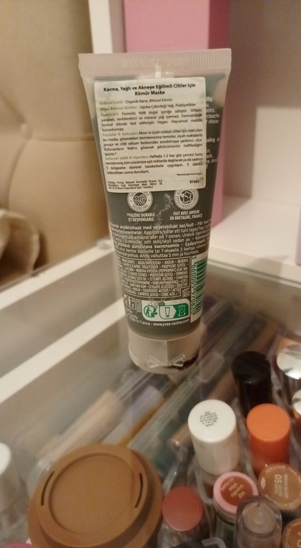 Yves Rocher Organik Nane Özlü Kömür Maskesi - Görsel 2