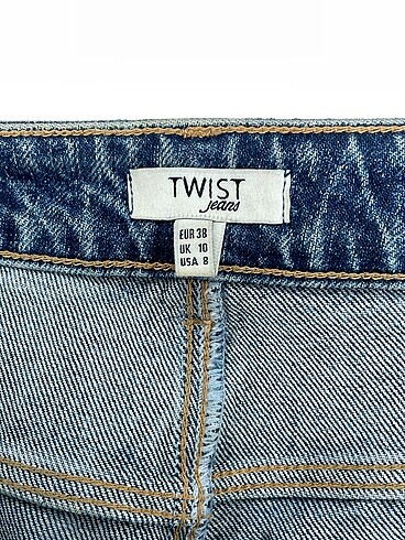 38 Beden mavi Renk Twist Jean / Kot %70 İndirimli.