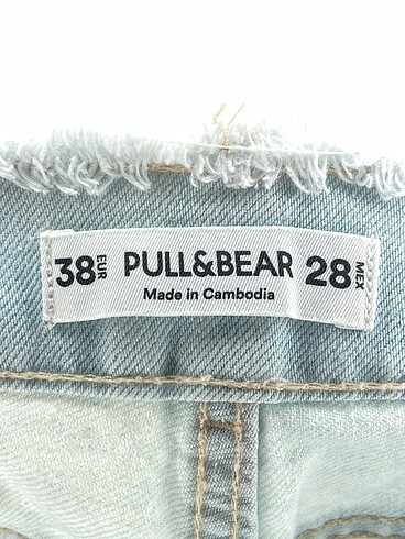 38 Beden mavi Renk Pull and Bear Mini Şort %70 İndirimli.