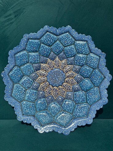 İran el işçiliği duvar tabağı 30 cm