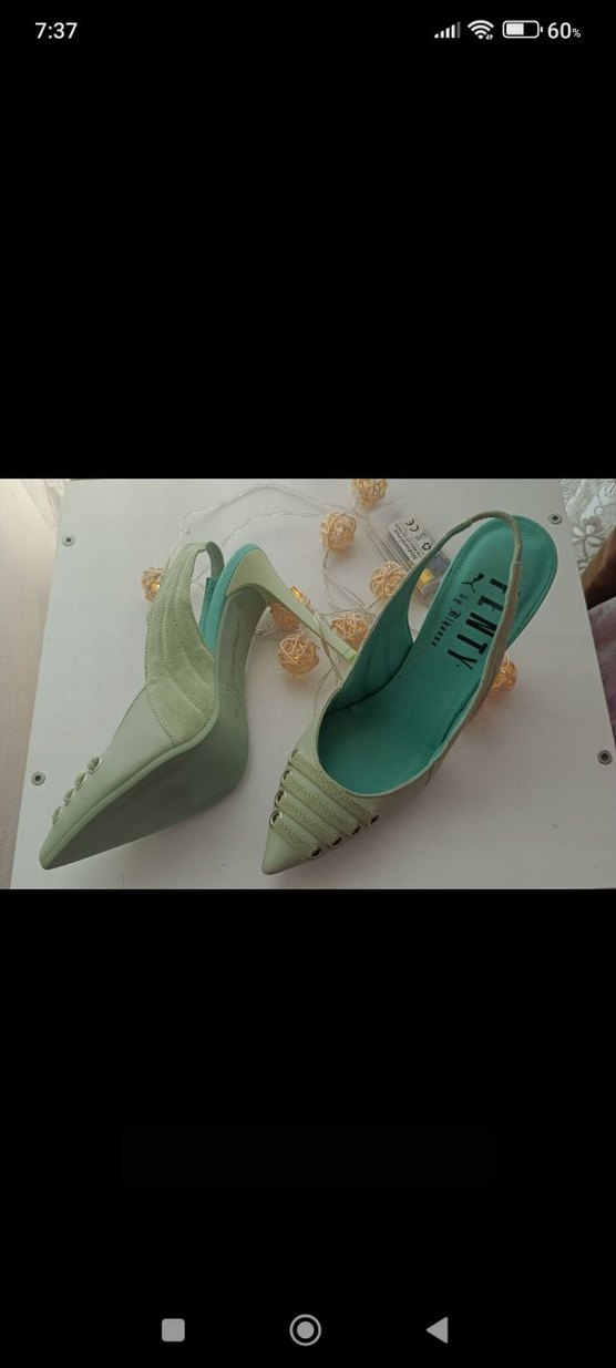 Fenty X Puma Topuklu Süet Deri Terlik - Görsel 5