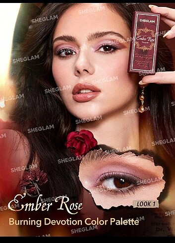  Beden Renk Sheglam Ember Rose Far Paleti