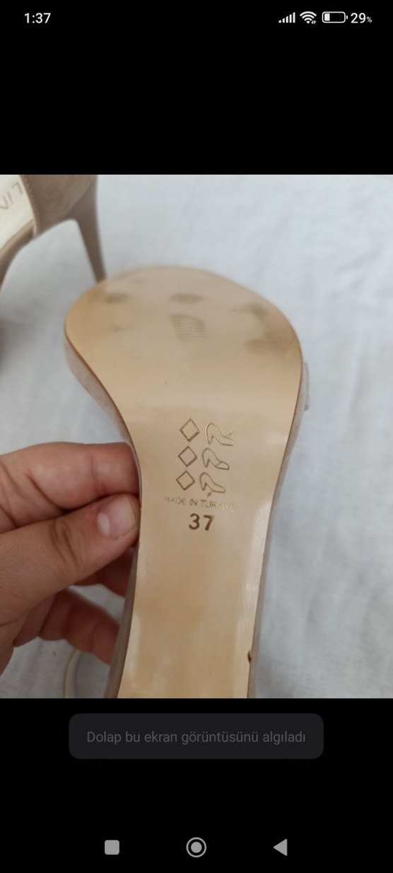 Alina İnce Bantlı Süet Topuklu Ayakkabı - Görsel 3