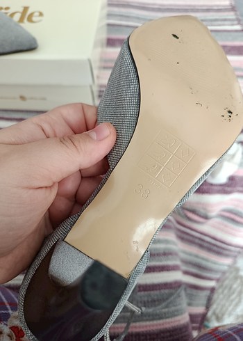 Gri Gümüş Abiye Topuklu Ayakkabı - Görsel 2