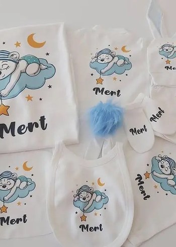 isme Özel hastane çıkış seti takımı - Görsel 3