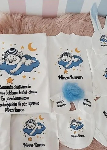 isme Özel hastane çıkış seti takımı - Görsel 7