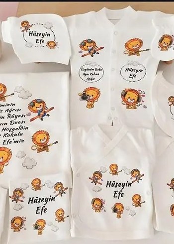 isme Özel hastane çıkış seti takımı - Görsel 8