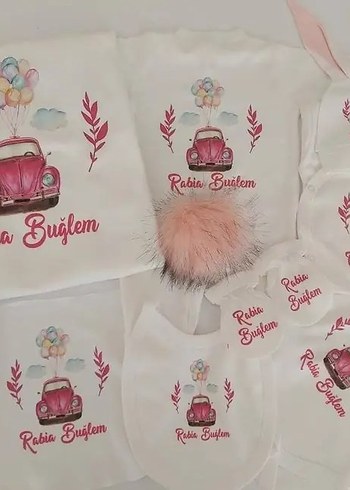 isme Özel hastane çıkış seti takımı - Görsel 4