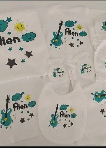 isme Özel hastane çıkış seti takımı - Görsel 5