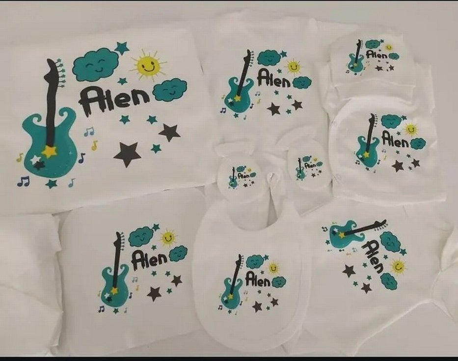 isme Özel hastane çıkış seti takımı - Görsel 5