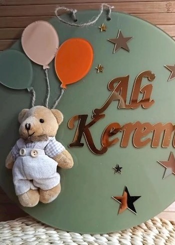 Diğer Mor Pastel Denizkızı Bebek Kapı Süsü