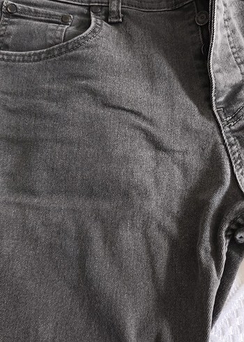Diğer Gri Erkek Dar Kesim Denim Jean