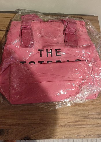 The Totebag Pembe Fermuarlı Günlük Kadın Çantası - Görsel 2