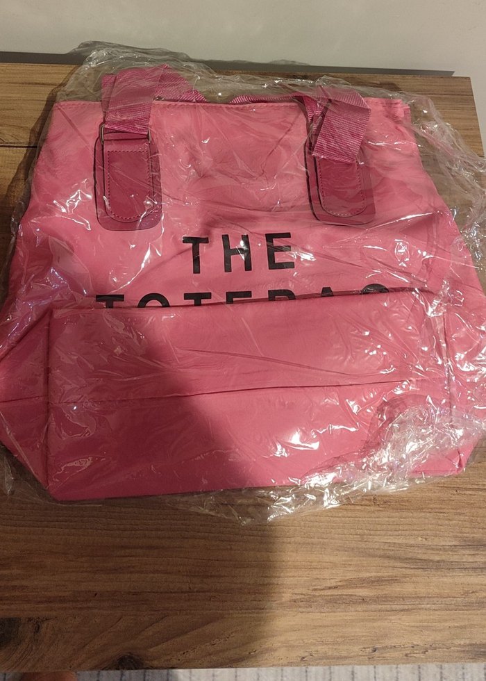 The Totebag Pembe Fermuarlı Günlük Kadın Çantası - Görsel 2