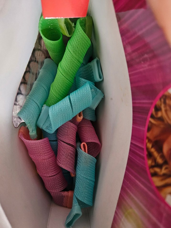 24 Parça Renkli Saç Şekillendirici Maşa - Görsel 2