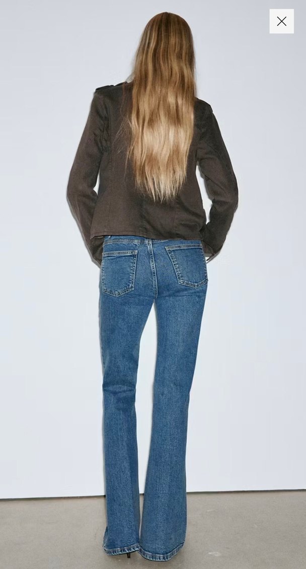 Mango Yeni Sezon Violeta İspanyol Paça Jeans — görsel 3/6