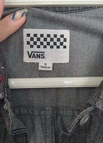 m Beden gri Renk Vans kolsuz gömlek