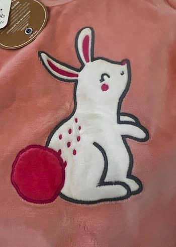 2 Yaş Beden pembe Renk Düğmeli Pembe Bebek Kız Tulum