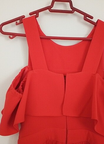 xs Beden ZARA KIRMIZİ TULUM