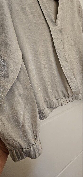 Koton Gümüş rengi bluz - Görsel 4