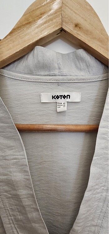 Koton Gümüş rengi bluz - Görsel 2