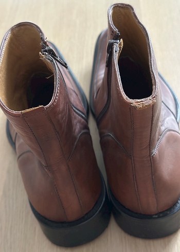 Klasik Kahverengi Deri Erkek Bot - Görsel 5