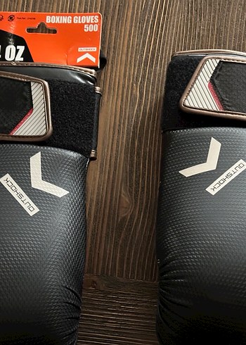 Decathlon Erkek Siyah Deri Boks Eldiveni - Görsel 2